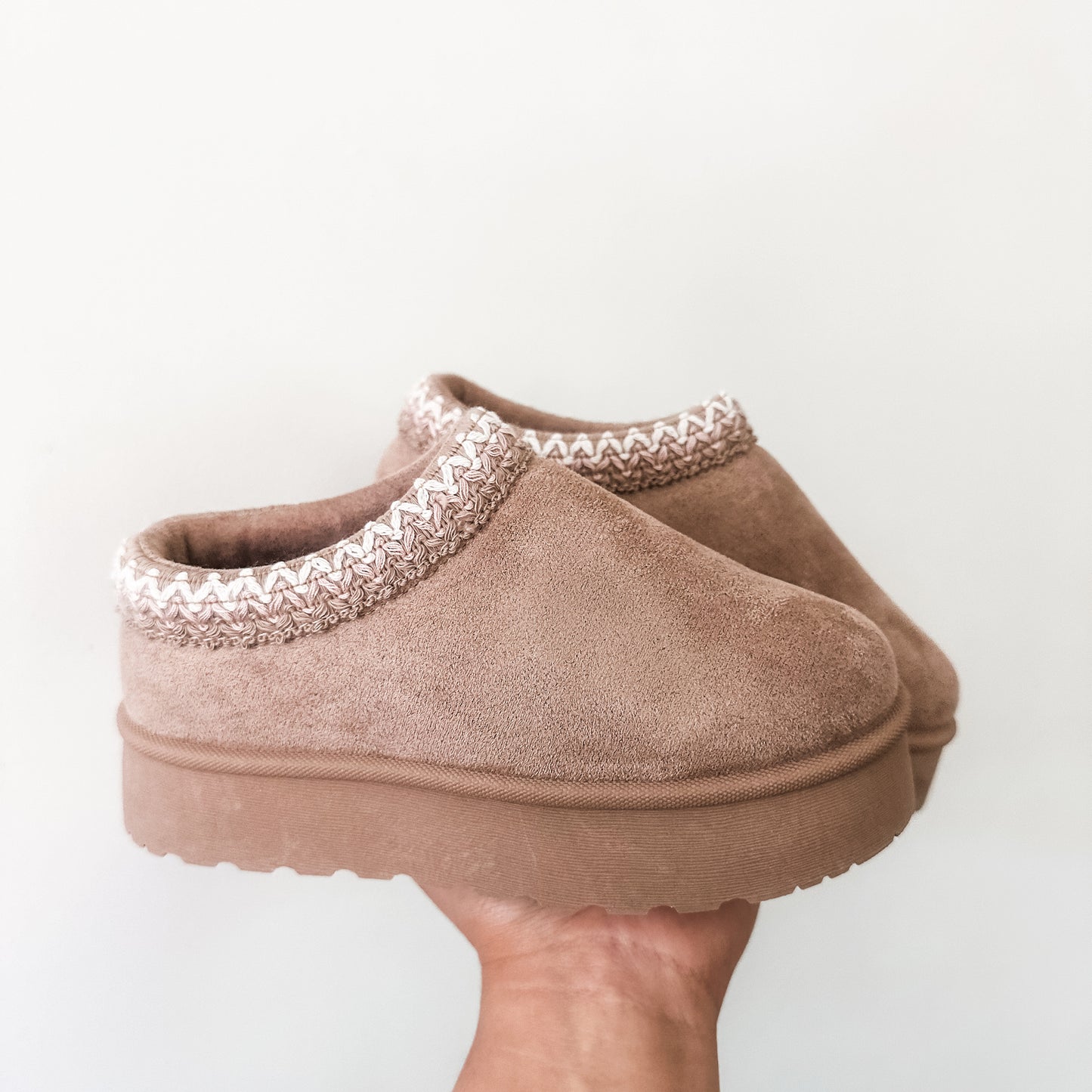 Tori Platform Boots - Taupe