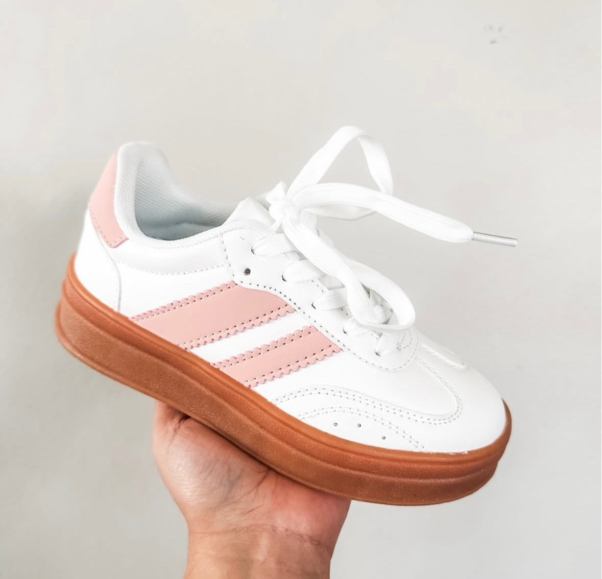 Giselle Platform Sneakers - White