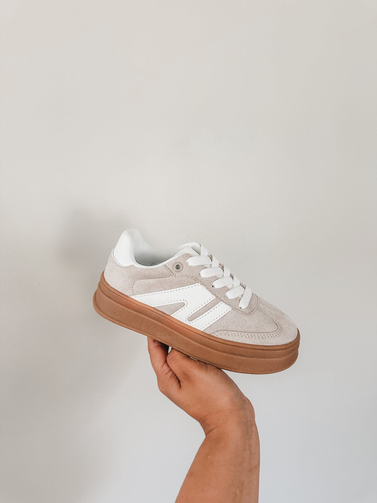 Topping Beige White Sneakers