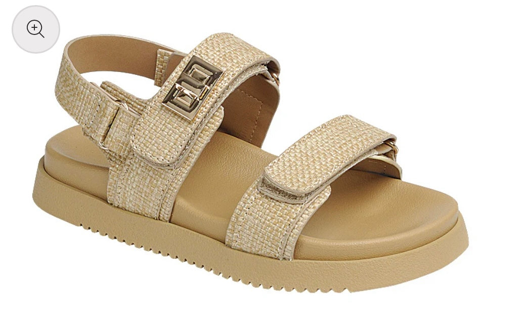 Gigi Sandals - Raffia