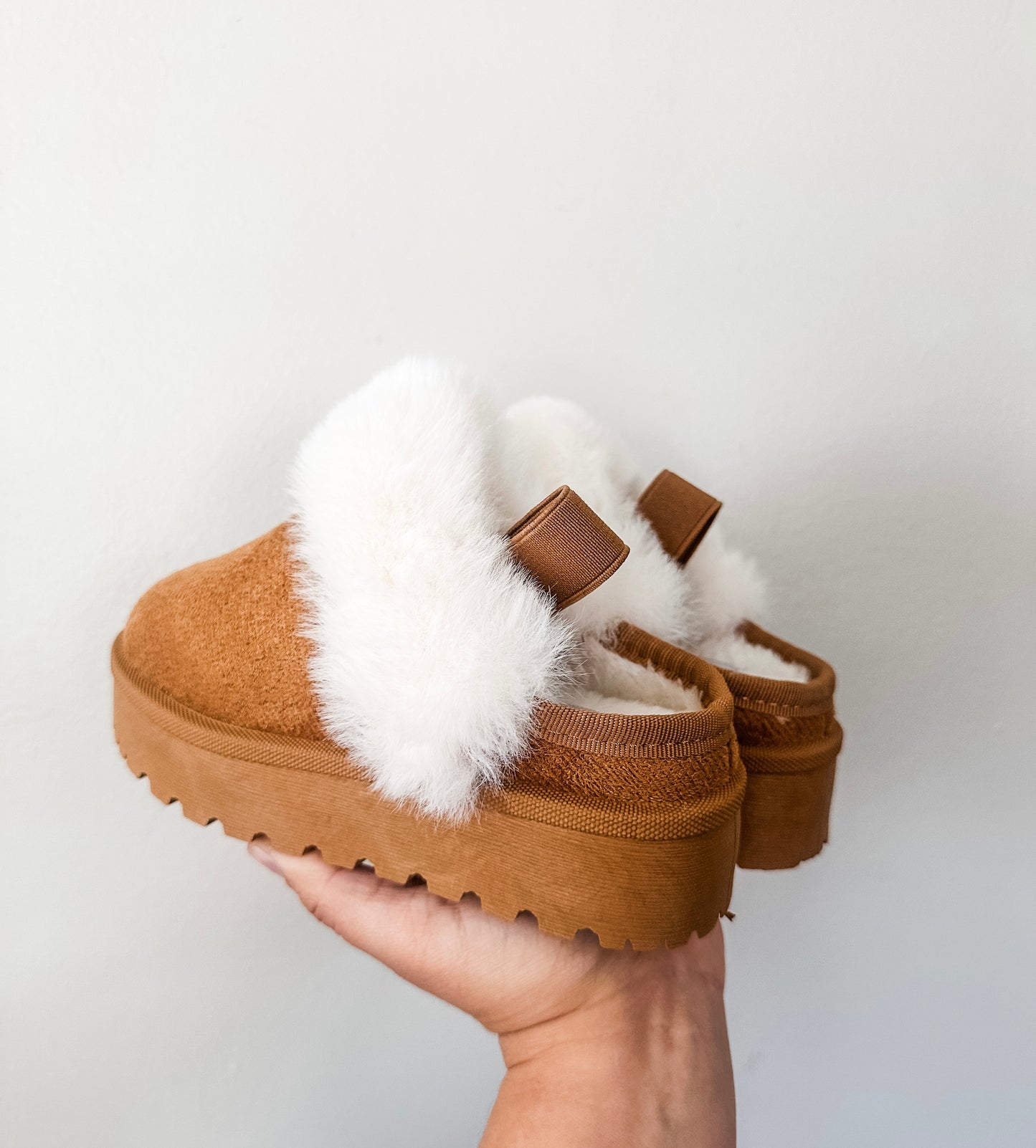 Charlotte Platform Slippers w/ strap