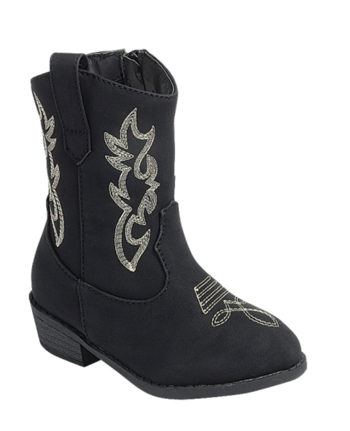 Pretty in Black Cowgirl Boots - Toddler