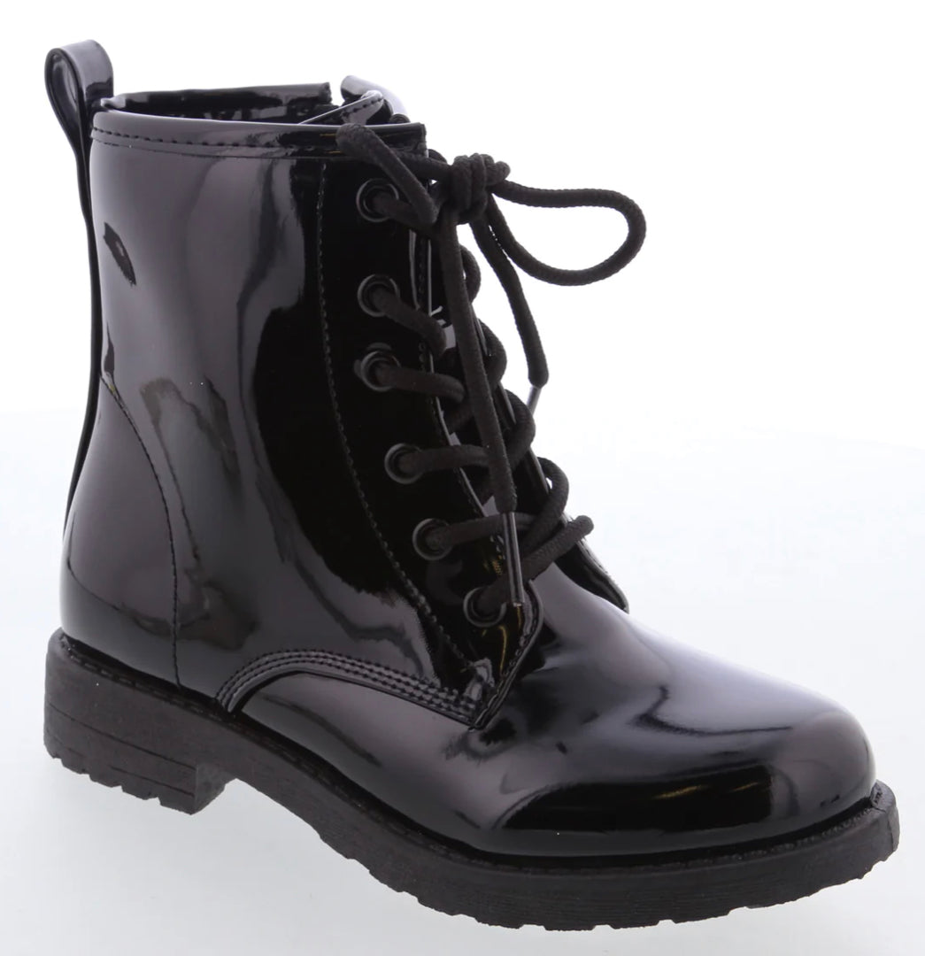 Veanney Black Combat Boots