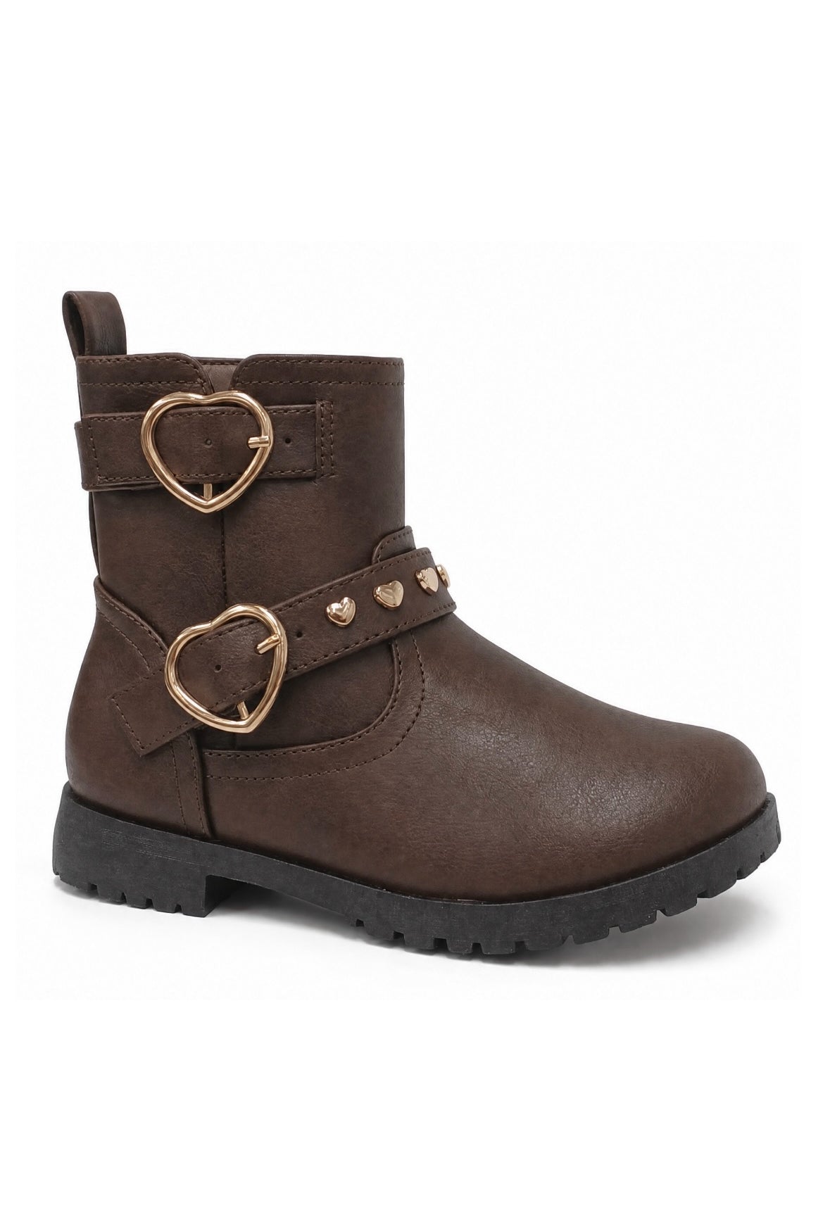 Debbie Heart Buckle Boots