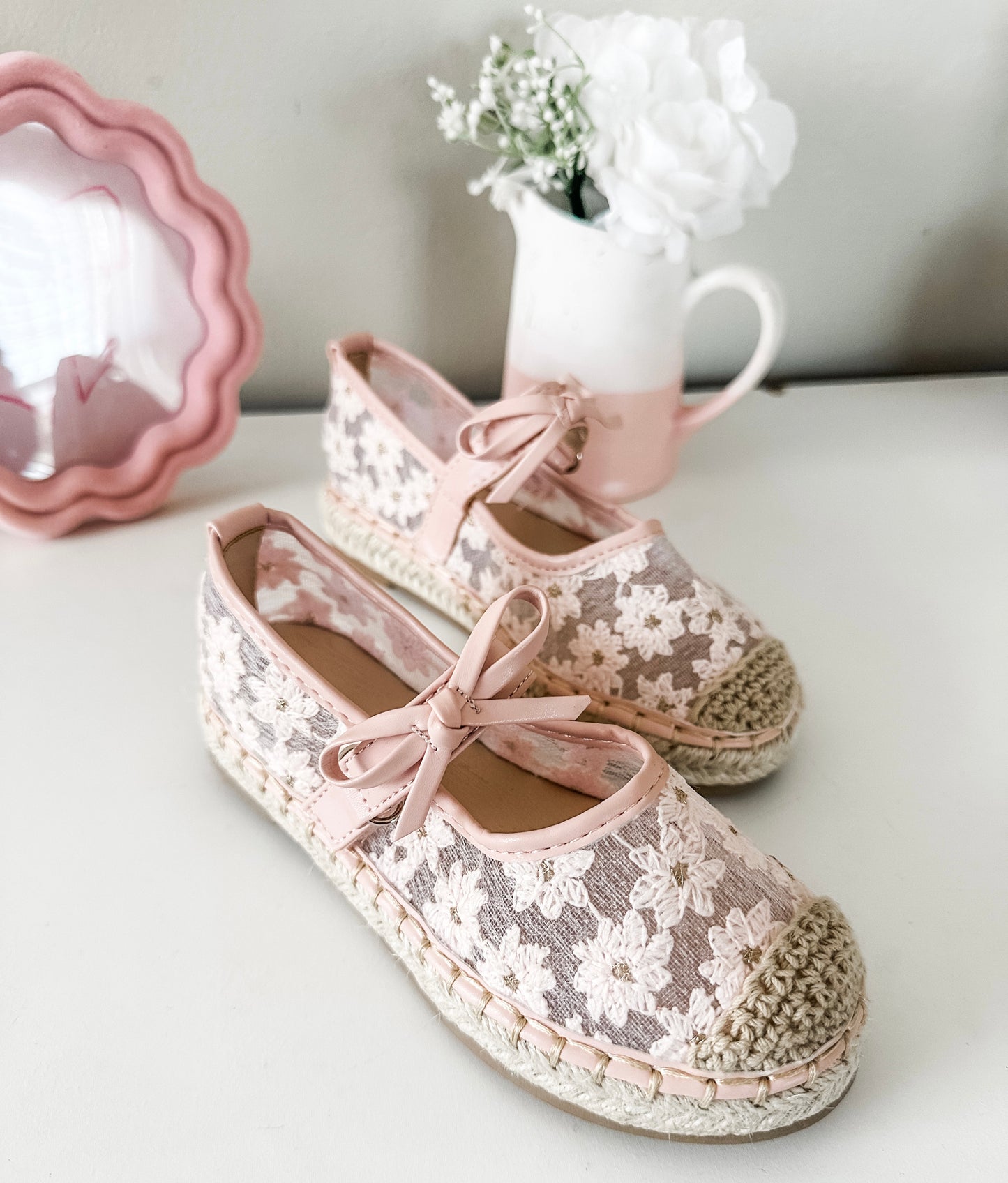 Mila Rose Espadrilles - Pink