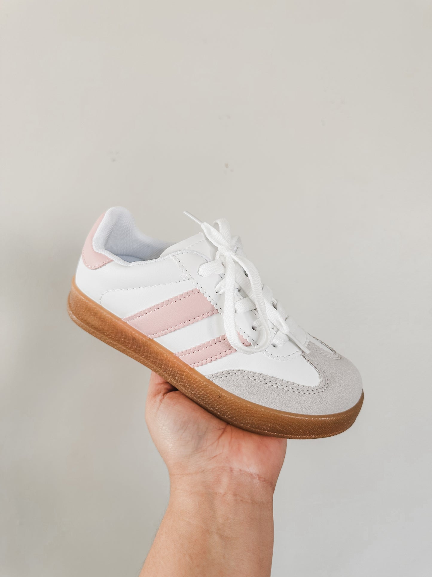 Just a Girl Sneakers - White / Pink