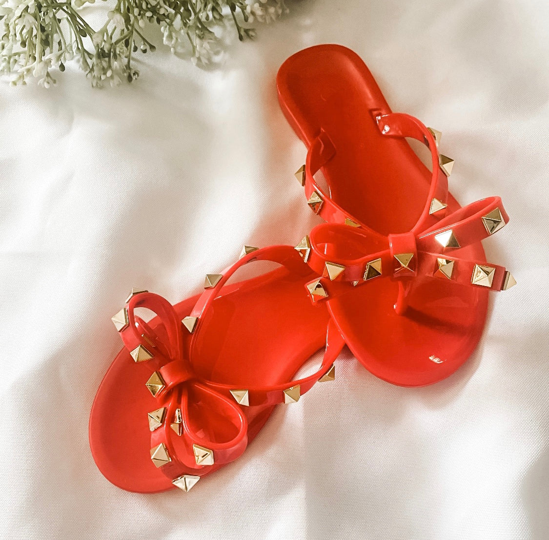 Missy Jelly Sandals - Red