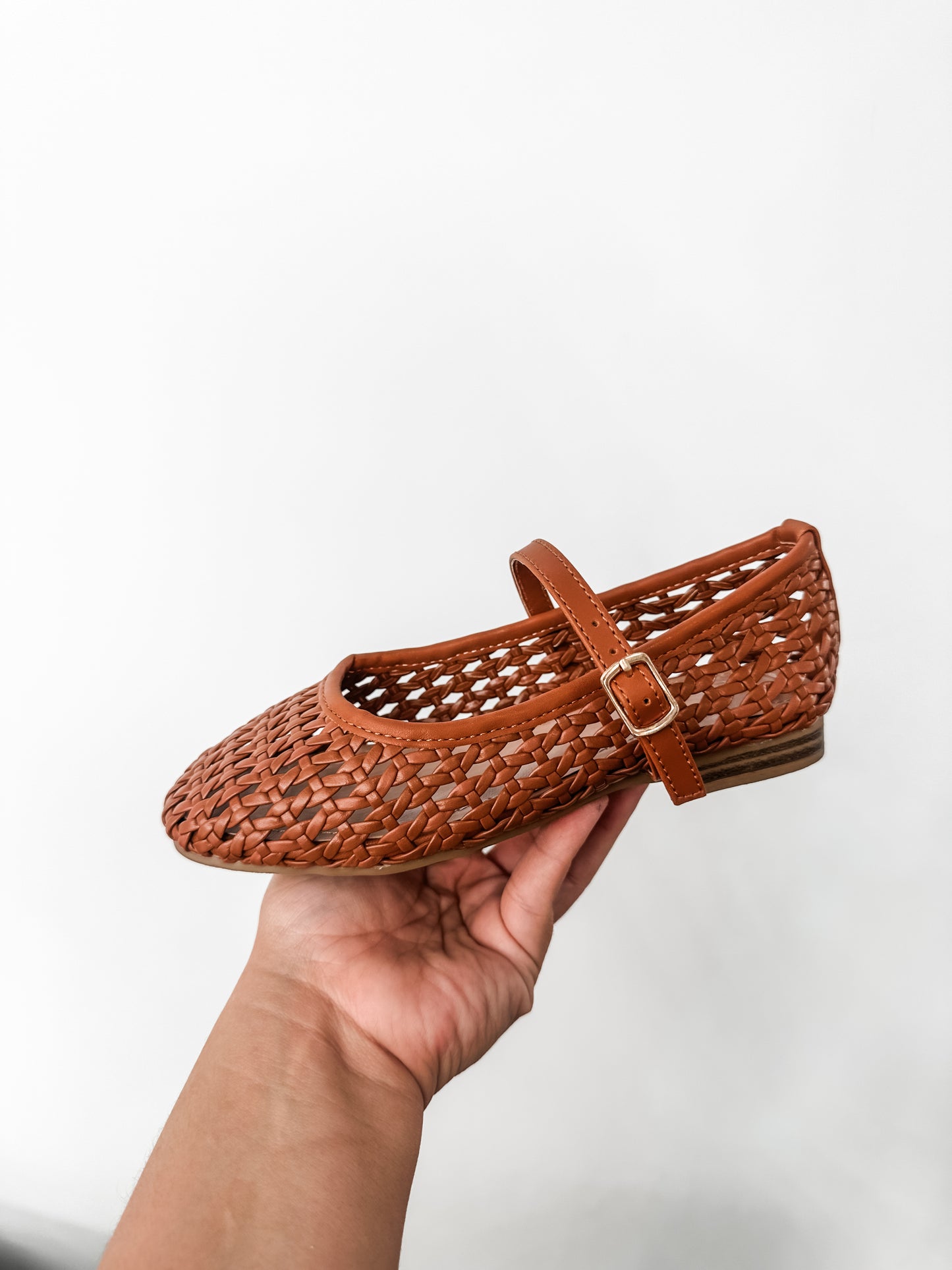 Viviana Crochet Mary Jane Flats