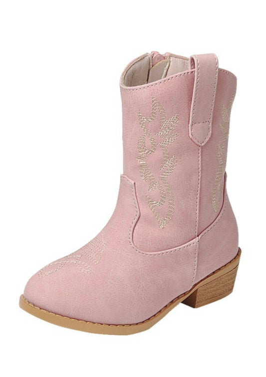 Pretty in Rose Cowgirl Boots - Toddler