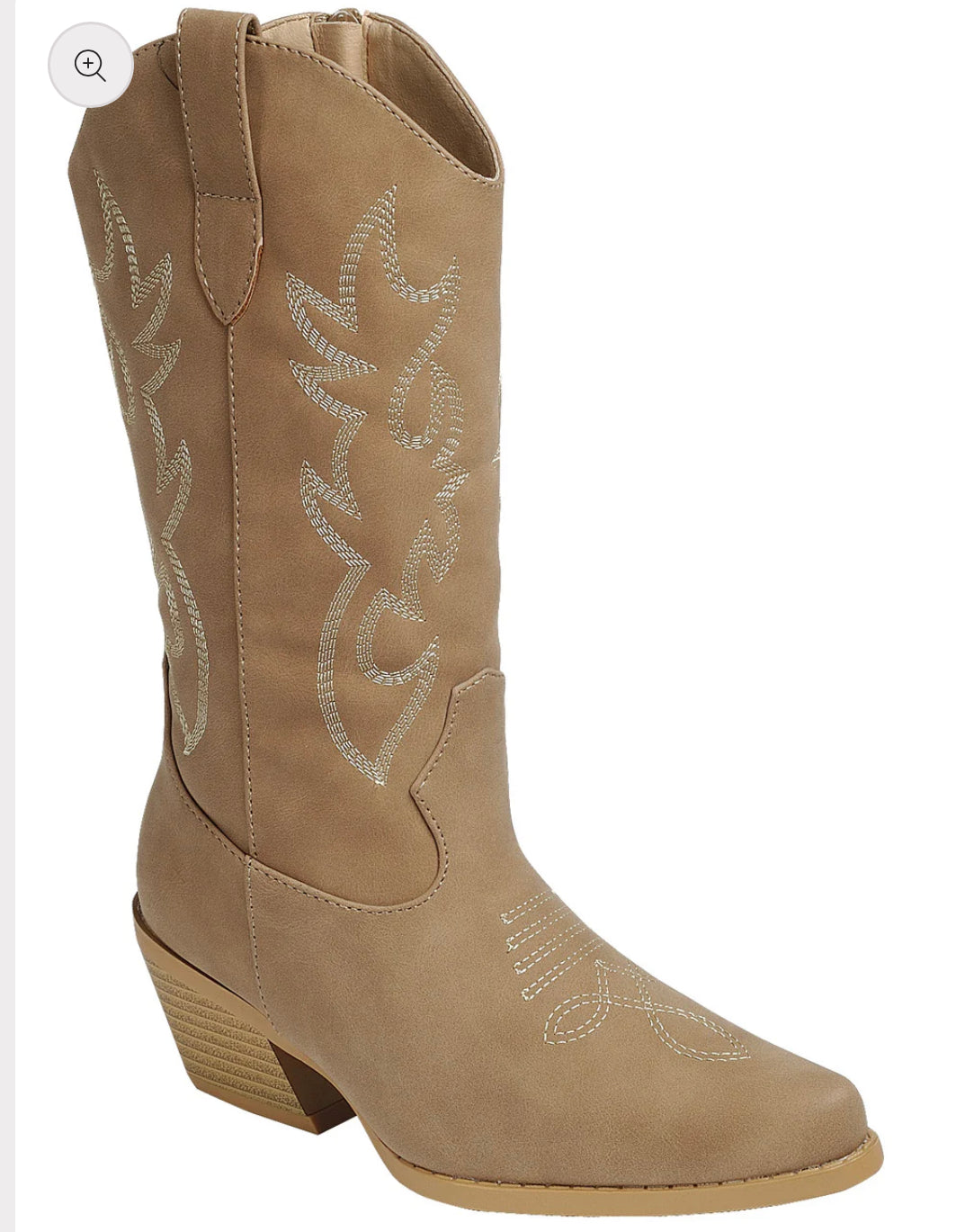 Pretty In Taupe - Cowgirl Boots