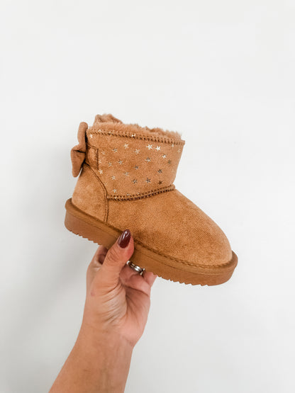 Toddler Star Tan Boots