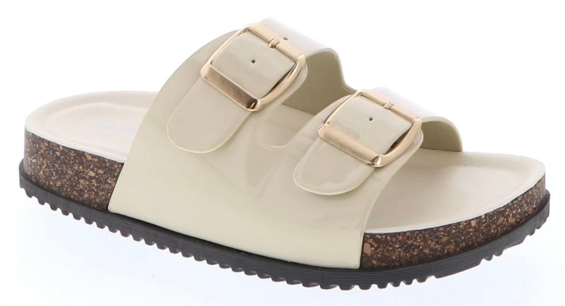 Bianca Slip on Sandals - Ivory