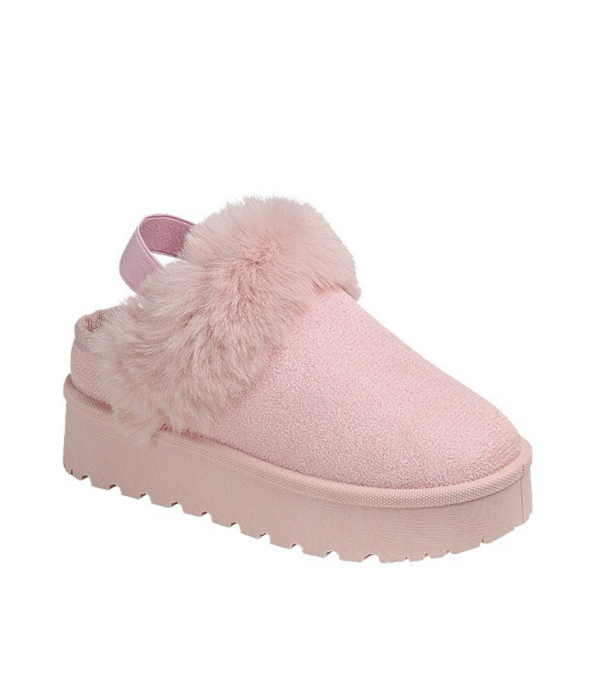 Charlotte Platform Slippers - Pink