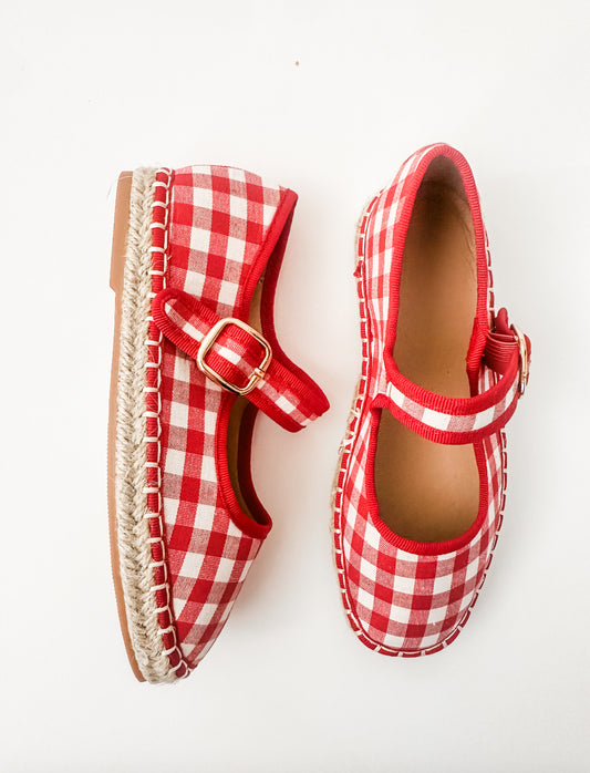 Sweetheart Espadrilles - Red