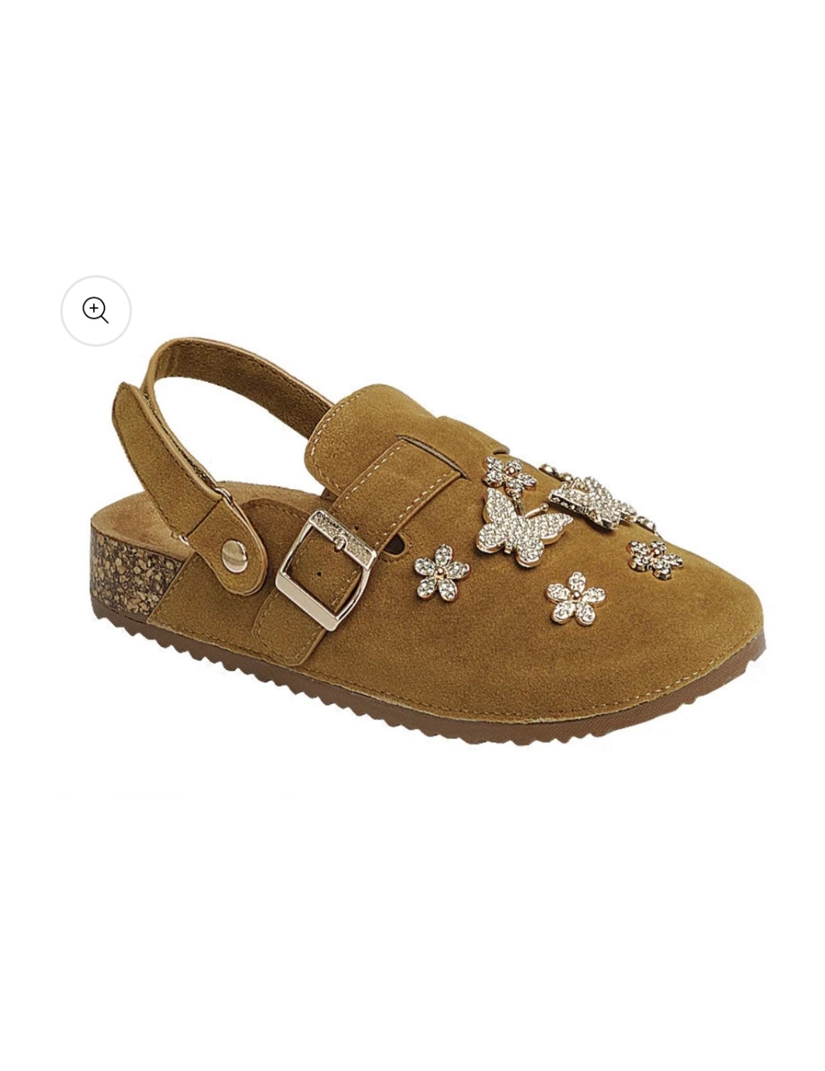 Becky Butterfly Clogs Tan