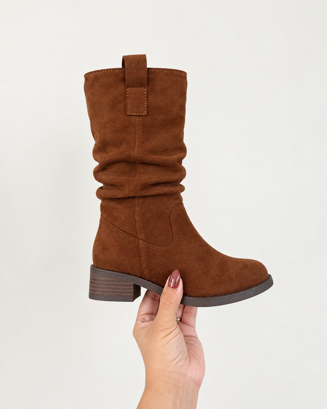 NEW Chestnut Suede Boots