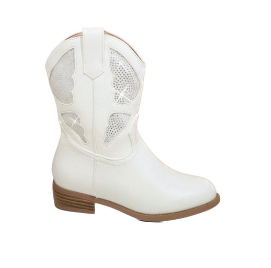 Ellie Cowgirl Boots - White