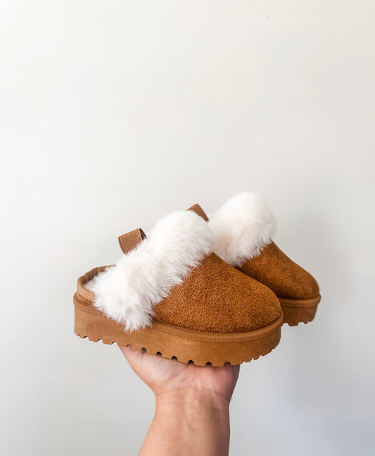 Charlotte Platform Slippers w/ strap