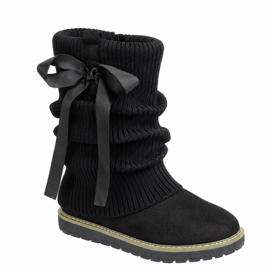 Sweater Boots - Black