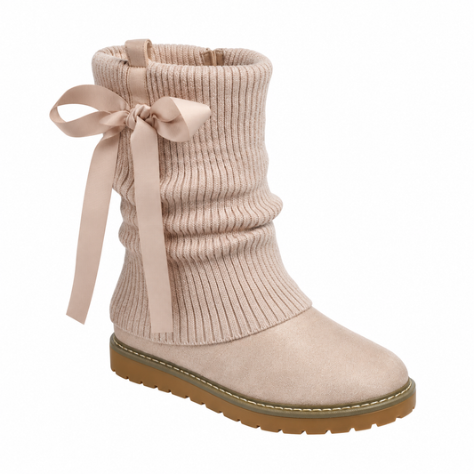 Sweater Boots - Pink