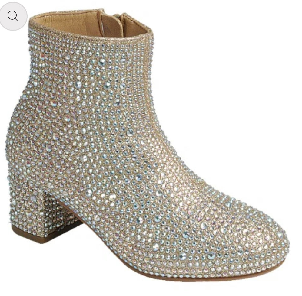 Glitz and Glam Booties - Champange