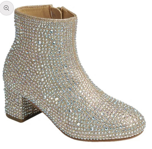 Glitz and Glam Booties - Champange