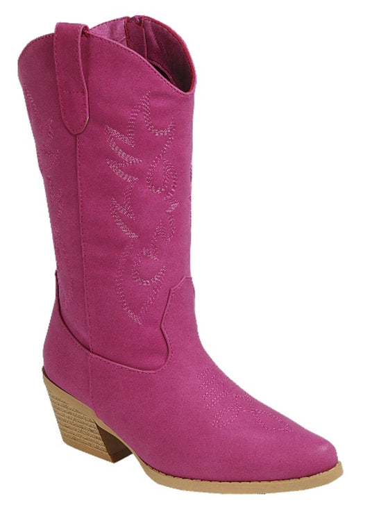 Pretty in Hot Pink Cowgirl Boots