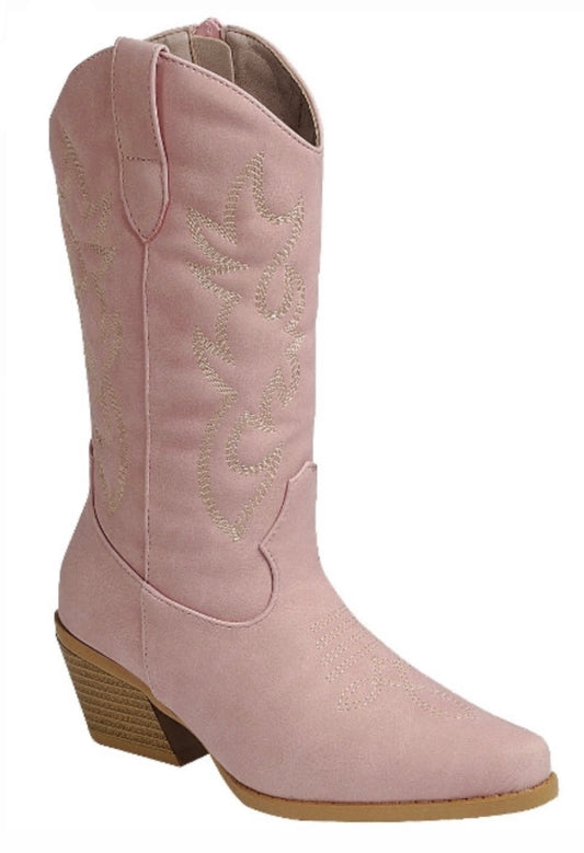 Pretty in Rose Cowgirl Boots