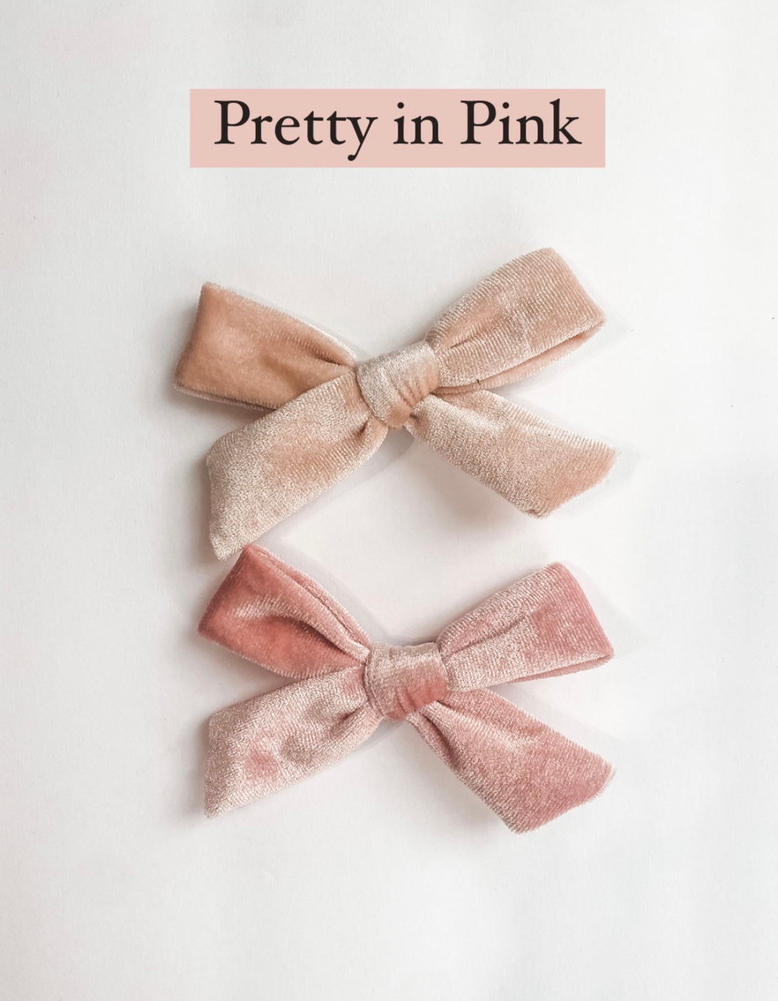 Pretty In Pink - Velvet Bows